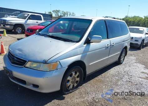 2004 Honda Odyssey Ex-L from USA, damaged, VIN 5FNRL18964B020039